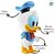 Boneco Pato Donald Articulado de Vinil - 26cm - 1 unidade - Disney Original - Rizzo - Imagem 2