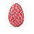 Papel Chumbo 43,5x58,5cm - Renda Vermelho - 5 folhas - Cromus - Rizzo Embalagens - Imagem 1