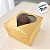 Caixa Para Doce Com Visor De Coração - 5,5x5x3cm - Ouro Texturizado - 10 unidades - Assk - Rizzo - Imagem 1