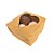 Caixa Para Doce Com Visor De Coração - 7x7x3cm - Kraft - 10 unidades - Assk - Rizzo - Imagem 5