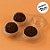 Blister 4 Brigadeiros - Cristal - 30x13x3,5cm - 20 unidades - Rizzo - Imagem 1
