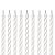 Vela Palito Espiral Branca Metalizada - 8cm - 8 unidades - Rizzo - Imagem 4