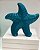Enfeite de Mesa Estrela do Mar Azul Mediterrâneo Festa Sereia - 1 Unidade - Rizzo Festas - Imagem 1