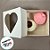 Caixa Para Doce Com Visor De Coração - 5,5x5x3cm - Branca - 10 unidades - Assk - Rizzo - Imagem 6