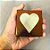 Caixa Para Doce Com Visor De Coração - 7x7x3cm - Bronze Texturizado - 10 unidades - Rizzo - Imagem 3