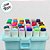 Kit Canetinhas Marcadores Para Colorir Com Maleta Azul - 36 unidades - Rizzo - Imagem 1