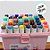 Kit Canetinhas Marcadores Para Colorir Com Maleta Rosa - 48 unidades - Rizzo - Imagem 1