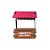 Enfeite De Mesa Barraca Do Beijinho De Festa Junina - 23,5x18,5x13,5cm - 1 unidade - Piffer - Rizzo - Imagem 1