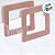 Sacola Transparente PVC Com Alça Retangular Couro Rosa - 16,4x14,2x7,3cm - 1 unidade - Cromus - Rizzo - Imagem 3