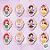 Aplique Imp em EVA - Princesas Moldura - 12 unidades - Disney Original - Rizzo - Imagem 1