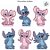 Kit Festa Fácil - Stitch e Angel - 39 Itens - 1 unidade - Disney Original - Rizzo - Imagem 5