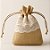 Saco de Juta Com Renda Para Lembrancinha - 9x12cm - 10 unidades - Rizzo - Imagem 1
