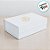 Caixa de Papel Rígido Personalize com Logo Dourado - Retangular Branco com Ímã - 1 unidade - Cromus - Rizzo - Imagem 3