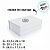 Caixa de Papel Rígido Personalize com Logo Preto - Retangular Branco com Ímã - 1 unidade - Cromus - Rizzo - Imagem 2