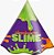 Chapéu Festa Slime - 8 Unidades - Festcolor - Rizzo - Imagem 1