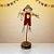 Enfeite Decorativo De Festa Junina Espantalho Cangaço Com Base Rustica - Bege -36cm - 1 unidade - Rizzo - Imagem 1