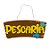 Placa De Sinalização Em MDF Colorida Pescaria De Festa Junina - 30x11,5cm - 1 unidade - Rizzo - Imagem 1
