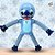 Brinquedo Stitch Flexível - 14cm - 1 unidade - Disney Original - Rizzo - Imagem 1