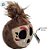 Brinquedo Squish Pelúcia Kakamora - Moana 2 - 10cm - 1 unidade - Disney Original - Rizzo - Imagem 2