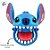 Stitch Morde Morde - 14cm - 1 unidade - Disney Original - Rizzo - Imagem 2