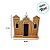 Igreja em MDF De Festa Junina - Laranja - 21x20cm - 1 unidade - Rizzo - Imagem 2