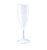 Taça Champagne Descartável Branco 140ml - 05 unidades - Descarfest - Rizzo Embalagens - Imagem 1