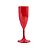 Taça Champagne Descartável Vermelho Translúcido 140ml - 05 unidades - Descarfest - Rizzo Embalagens - Imagem 1