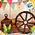 Kit Painel Decorativo Em MDF - Festa Junina Gostosuras Do Sítio - 23x23cm - 2 unidades - Rizzo - Imagem 3