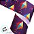 Fita em Cetim 10m x 38mm - Cor 108 - Festa Junina Roxo - Rolo 10 metros - 1 unidade - Rizzo - Imagem 2