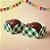 Forminhas para Doces 4 Pétalas Xadrez Verde - 30 unidades - Rizzo - Imagem 1