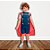 Fantasia Pop Infantil Vingadores Thor - Macacão com Capa - G de 10 a 12 anos - 1 unidade - Rizzo - Imagem 1