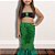 Fantasia Infantil Sereia Verde - Conjunto com Calda, Top e Tiara - GG - 1 unidade - Rizzo - Imagem 2