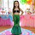 Fantasia Infantil Sereia Verde - Conjunto com Calda, Top e Tiara - GG - 1 unidade - Rizzo - Imagem 5