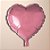 Balão De Festa Metalizado De Coração 10" 25cm - Rosa Claro - 1 unidades - Rizzo - Rizzo - Imagem 1
