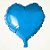 Balão De Festa Metalizado De Coração 10" 25cm - Azul - 1 unidades - Rizzo - Rizzo - Imagem 4