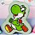 Almofada Formato Yoshi - Mario Bross - 26x30cm - 1 unidade - Zona Criativa - Rizzo - Imagem 1