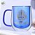 Caneca de Borossilicato - Harry Potter - Azul e Dourado - 300ml - 1 unidade - Zona Criativa - Rizzo - Imagem 1