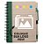 Bloco para Anotação Personalize Logo Branca Com Caneta E Autoadesivo - Verde - 70 Folhas - 11,5x15,5cm - 1 unidade - Riz - Imagem 1
