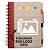 Bloco para Anotação Personalize Logo Branca Com Caneta E Autoadesivo - Vermelho - 70 Folhas - 11,5x15,5cm - 1 unidade - - Imagem 1