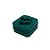 Mini Porta Jóias Portátil Personalizado com Nome Dourado - Verde Escuro sem Textura - 1 unidade - Rizzo - Imagem 1