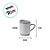 Caneca com Alça Soft, Tampa e Base Personalize com Sua Estampa - Lilás - 400ml - 1 unidade - Rizzo - Imagem 2
