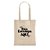 Sacola de Algodão Reciclado Personalize com Sua Estampa - Bege - 38x40cm - 1 unidade - Rizzo - Imagem 1