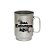 Caneca de Alumínio Fosca Personalize com Sua Estampa - Prata - 600ml - 1 unidade - Rizzo - Imagem 1