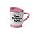Caneca com Alça Soft, Tampa e Base Personalize com Sua Estampa - Rosa - 400ml - 1 unidade - Rizzo - Imagem 1