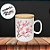 Caneca Slim de Porcelana com Tampa De Bambu Personalize com Sua Estampa - Branco - 350ml - 1 unidade - Rizzo - Imagem 3