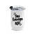 Copo De Plástico com Tampa Cristal Personalize Com Sua Estamapa  - Branco - 400ml - 1 unidade - Rizzo - Imagem 1