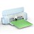 Plotter de Recorte - Azul Claro - 51,5x14x14,5cm - Bivolt - 1 unidade - Loklik - Rizzo - Imagem 1