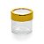 Potinho de Vidro 90ml com Tampa Dourada - 6 x 6 x 6 - Cromus - Rizzo Embalagens - Imagem 1