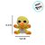 Pato De Pelúcia - Amarelo - 15,5cm - 1 unidade - Rizzo - Imagem 2