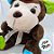 Macaco De Pelúcia - Marrom - 18cm - 1 unidade - Rizzo - Imagem 4
